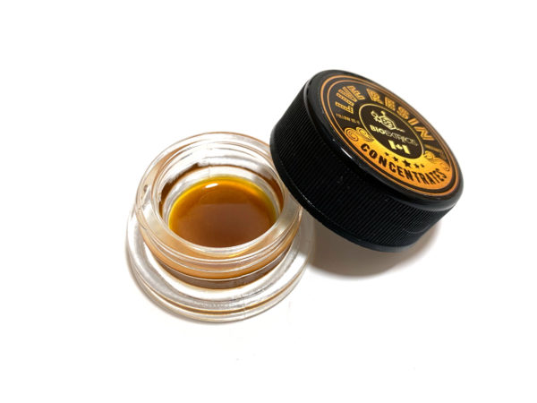 Bio Extracts - Live Resin jar displayed in front of a white background