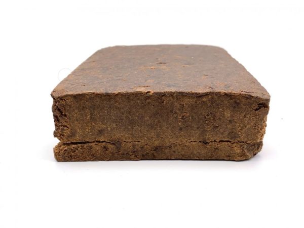 Diamond Hash - Concentrate - Brick displayed in front of a white background
