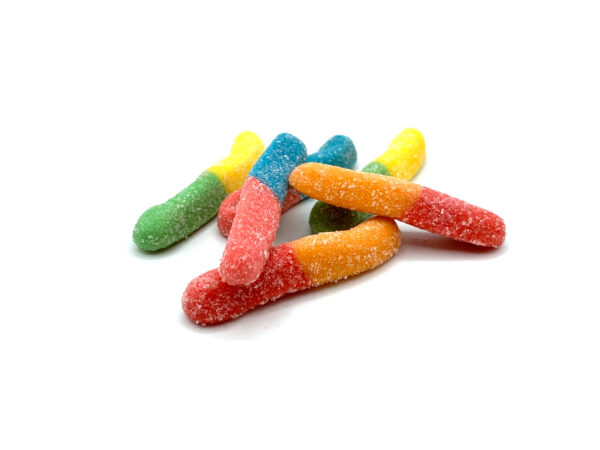 BudHeads THC Gummy Worms - Edible Gummies - 600mg THC