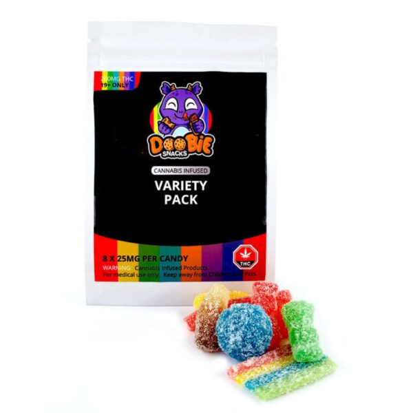 Doobie Snacks 150mg THC Gummies - Variety Pack